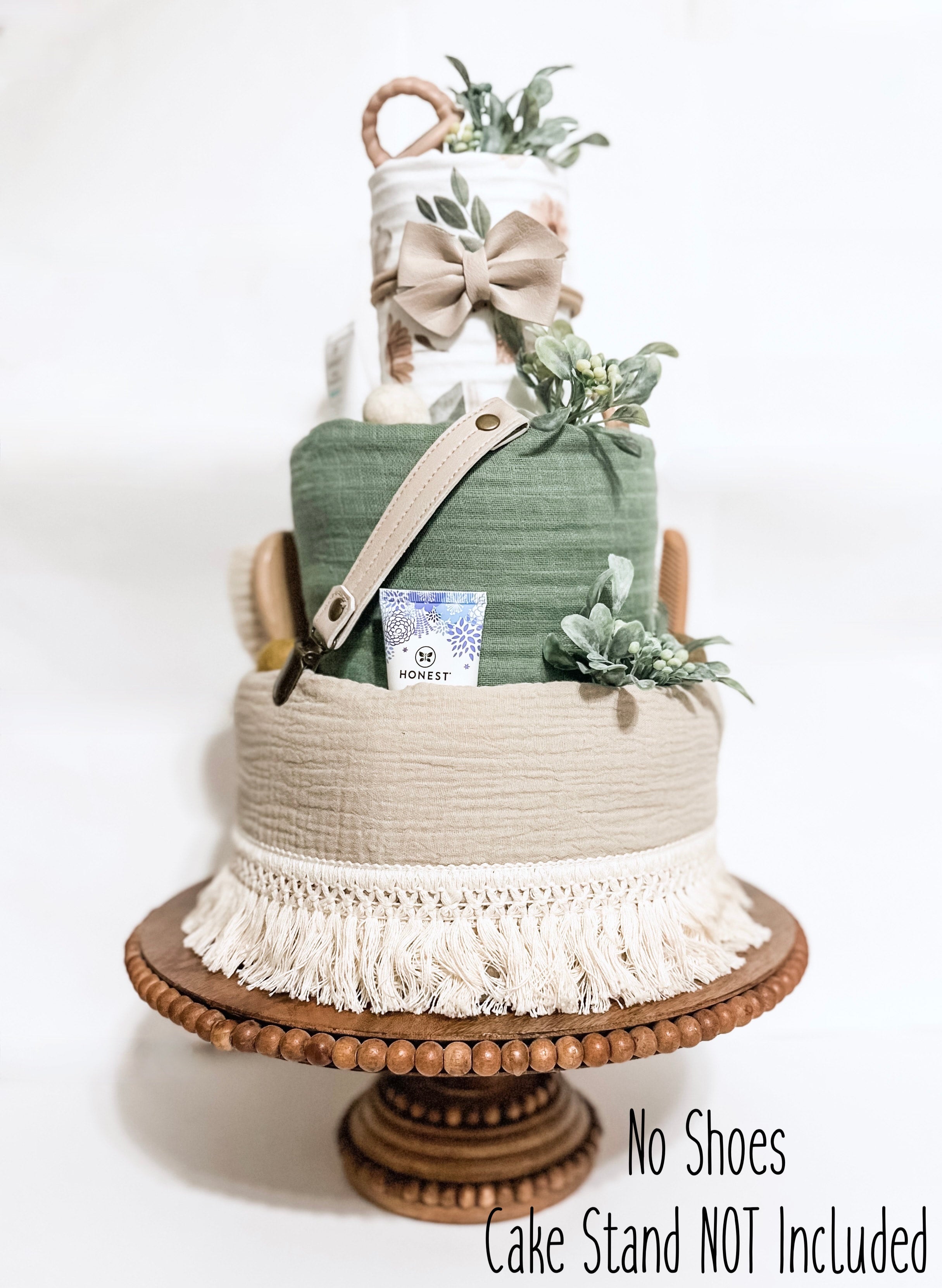 Boho Babe Woodland Baby Diaper Cake Tumbleweed Babies