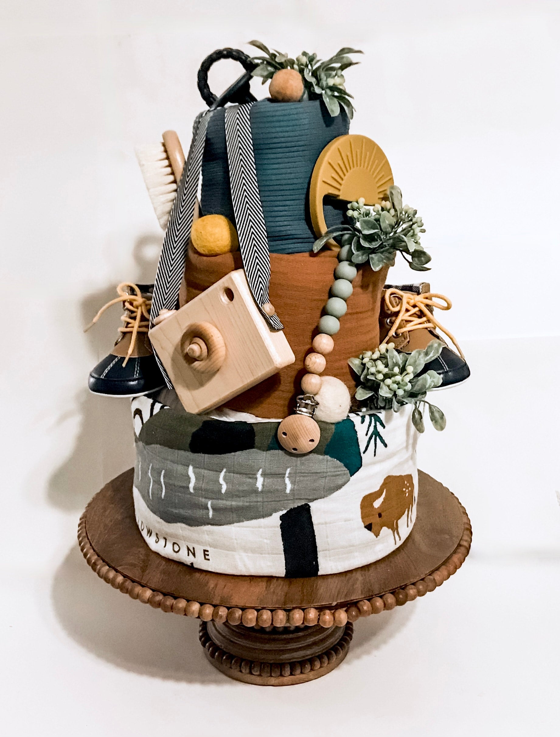 How To Make A Three Tier Diaper Cake How To Make A Three Tier