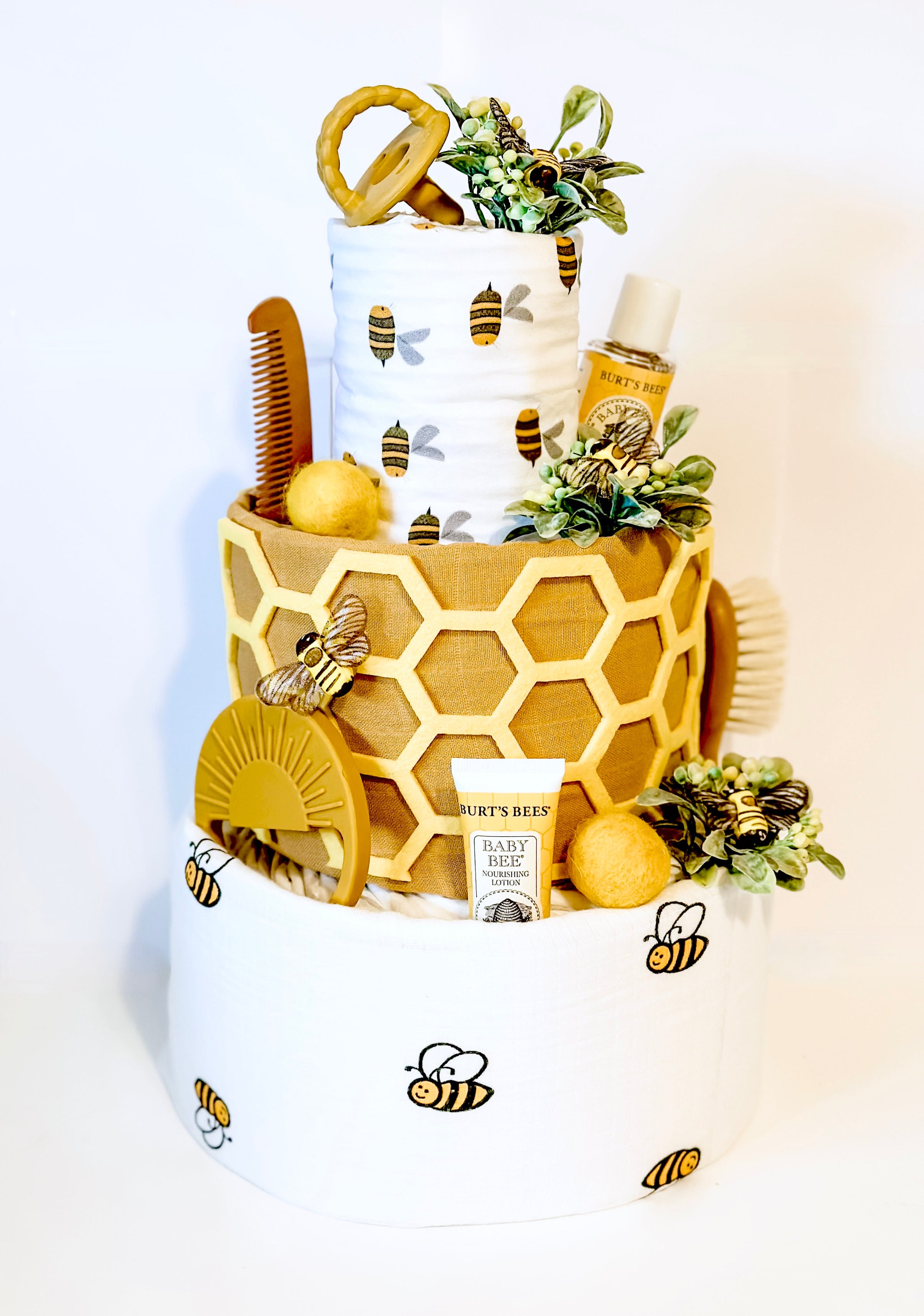 Cloth Diaper Cake Ideas Sweet As Can BEE Baby Diaper Cake