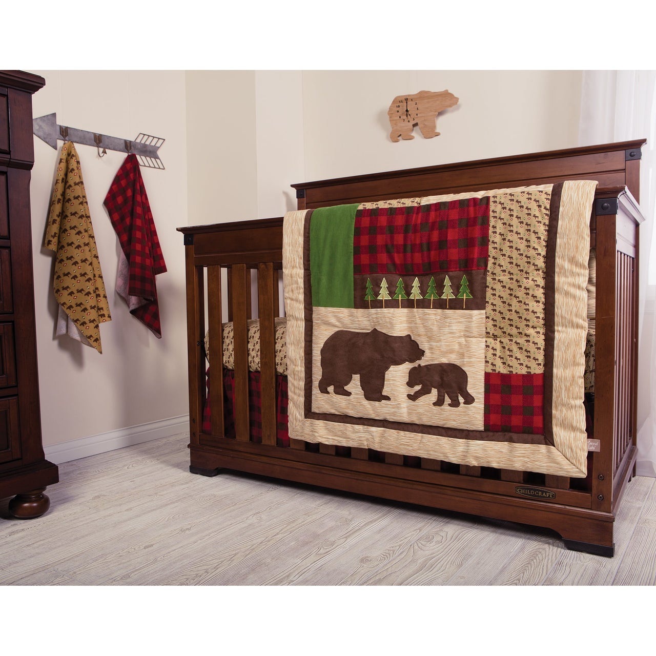 Northwoods Lodge Moose Bear and Buffalo Baby Theme Tumbleweed