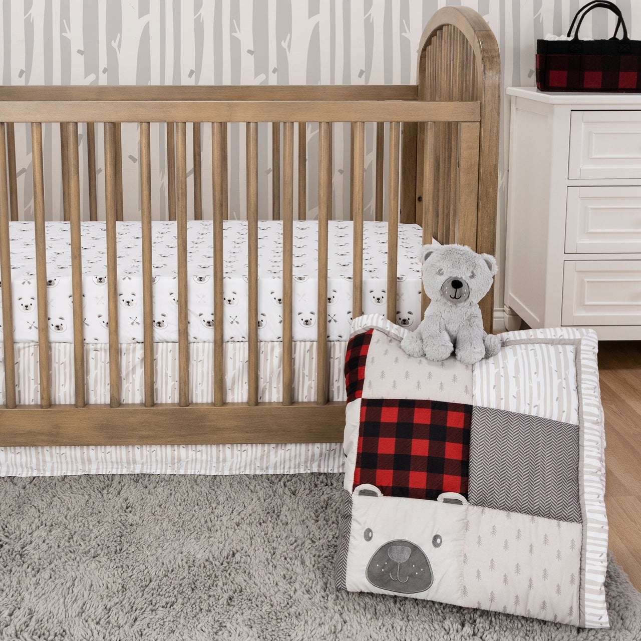 Northwoods Lodge Moose Bear and Buffalo Baby Theme Tumbleweed