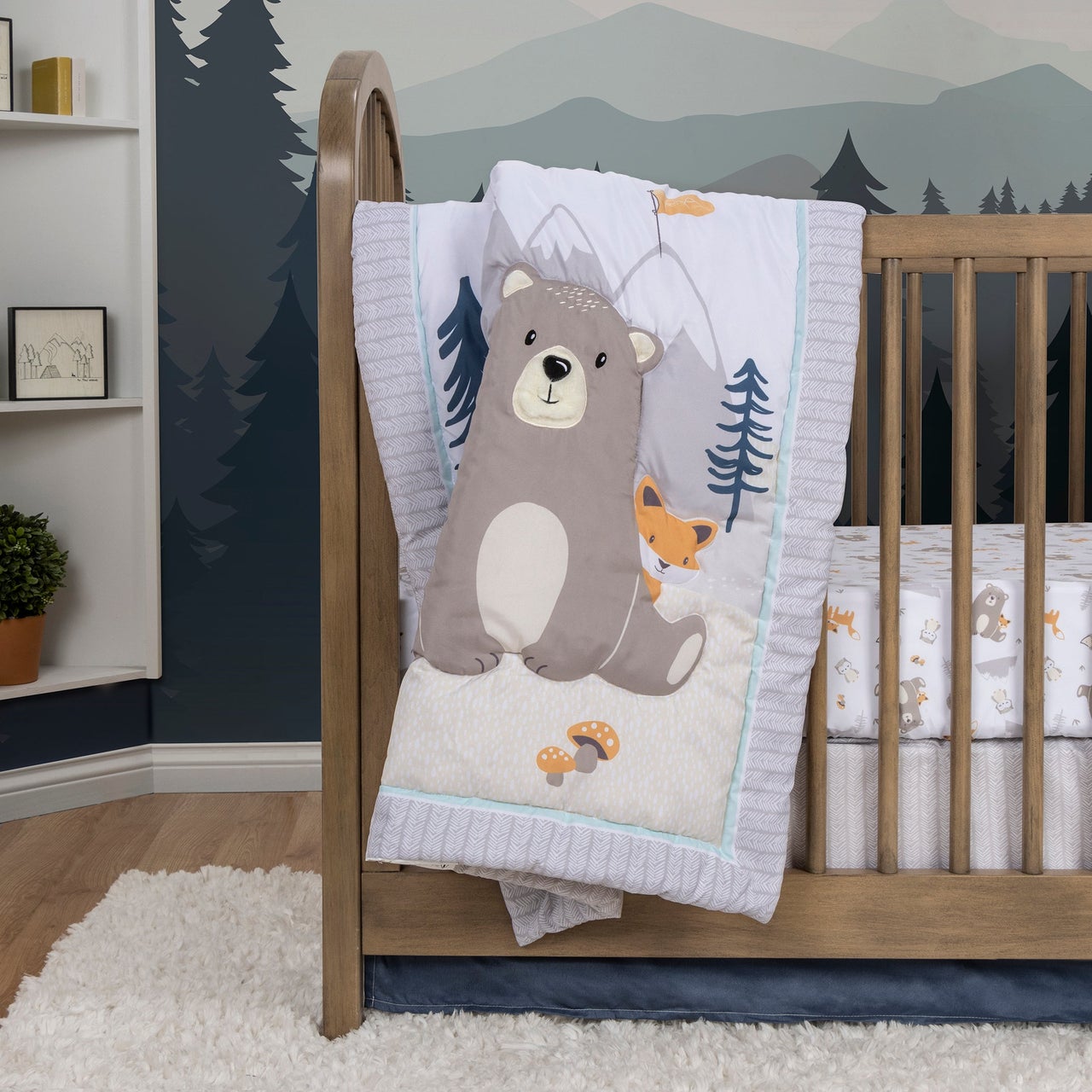 Northwoods Lodge Moose Bear and Buffalo Baby Theme Tumbleweed