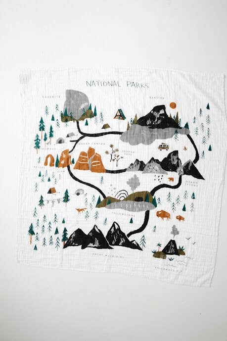National parks baby quilt clearance
